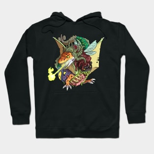 Zombie Alien Dragon Hoodie